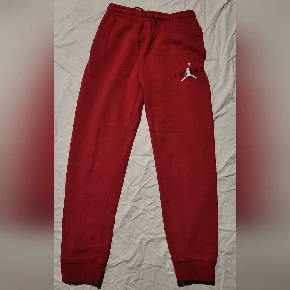 Jordan Kids Deep Red Joggers- New Without Tags